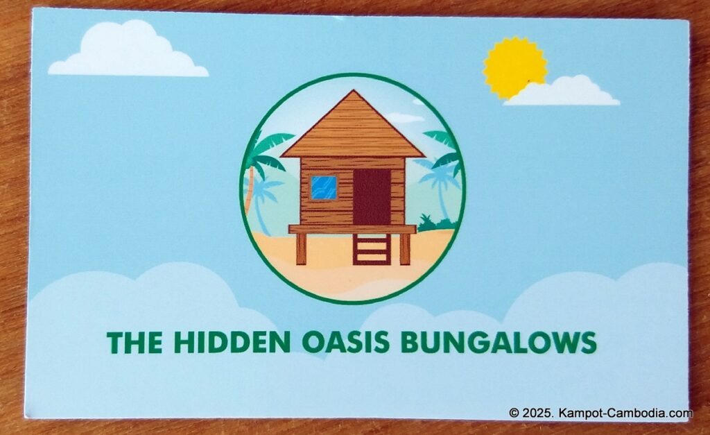 hidden oasis bungalows in kampot cambodia