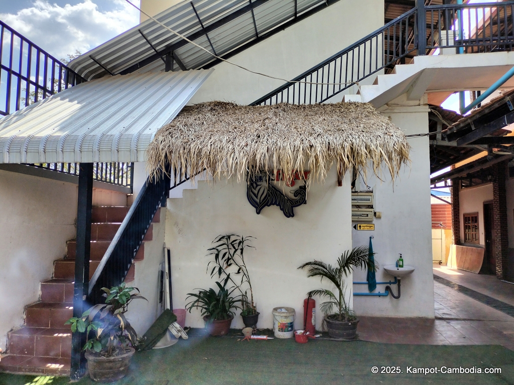 blue moon guesthouse restaurant in kampot cambodia