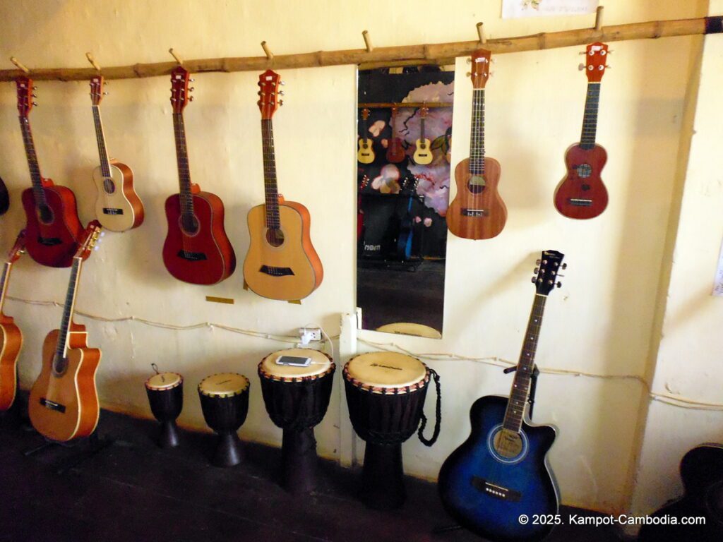 no strings attached musical instrument store in kampot