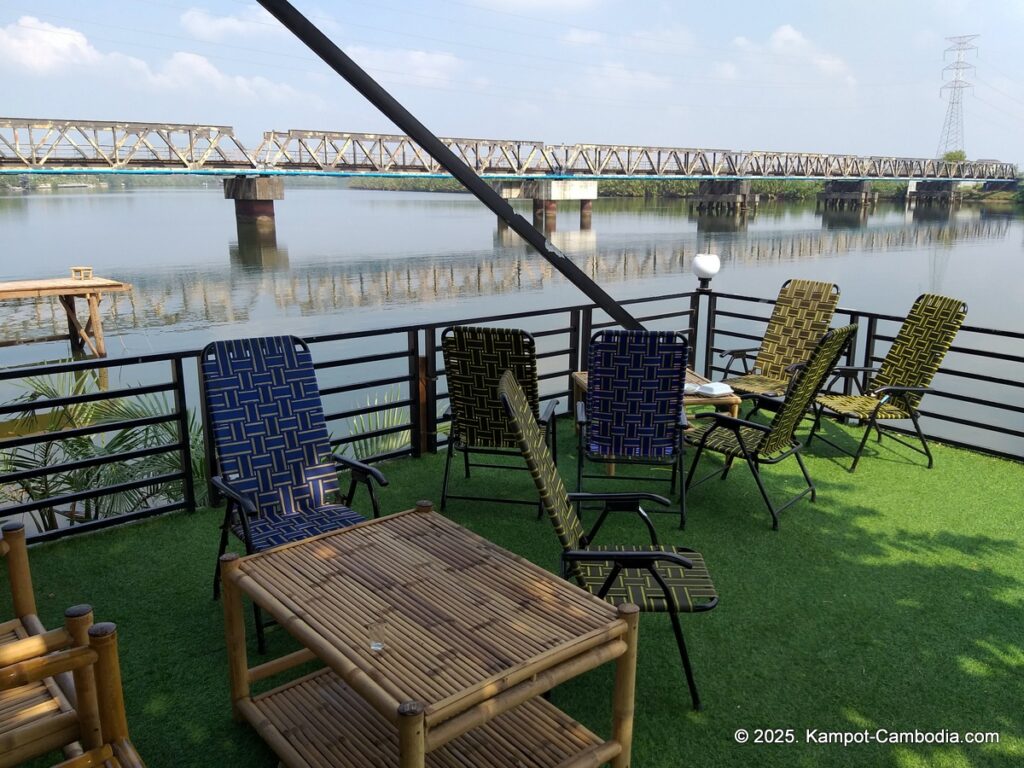 railway bridge bungalows in kampot cambodia