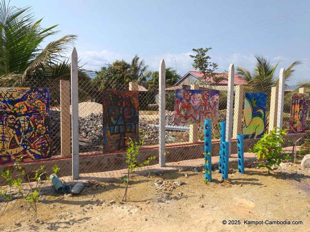 fish island community arts centre in kampot cambodia