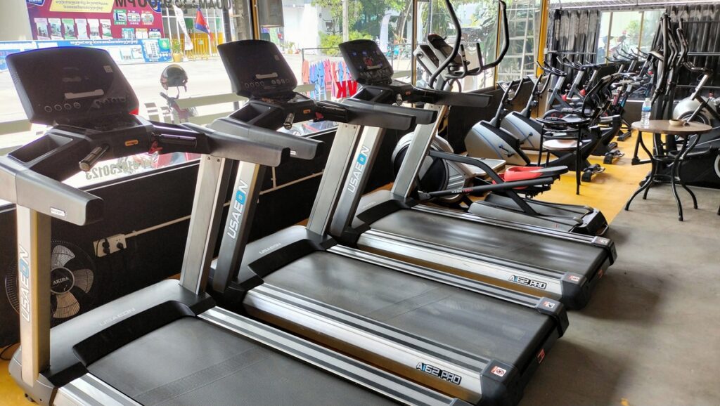 vk fitness club in kampot cambodia. gym.