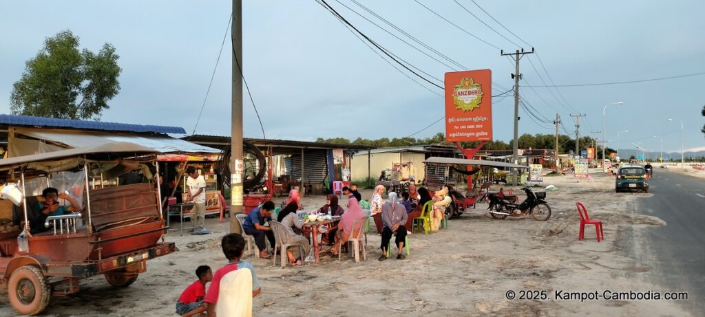 koh smao beach on the kampot river in cambodia