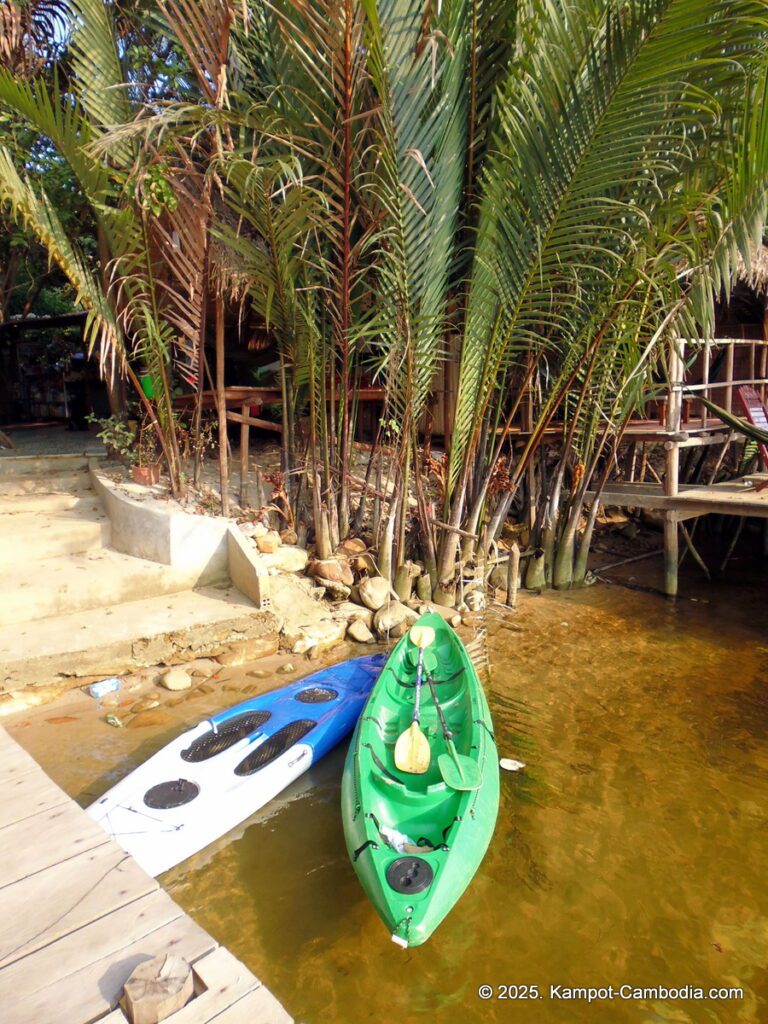 bopha Prey riverside guesthouse and kayaks in kampot cambodia