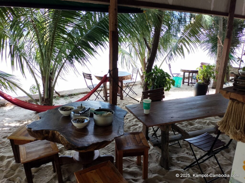 ChongCham lomhae on fish island in kampot cambodia