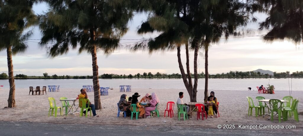 koh smao beach on the kampot river in cambodia