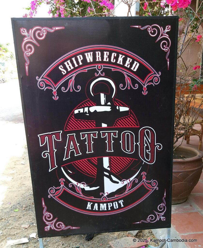 Tattoos in Kampot, Cambodia