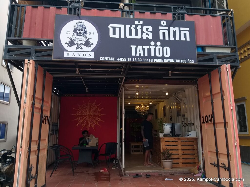 Tattoos in Kampot, Cambodia