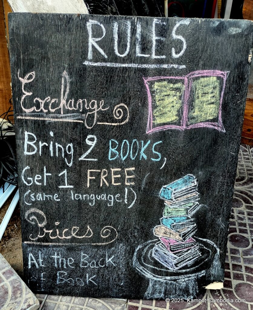 bookish international book store in kampot cambodia