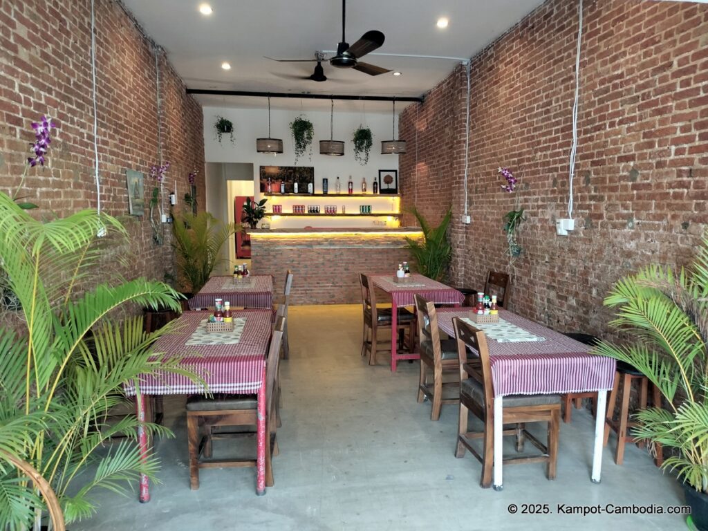 green house restaurant in kampot CAMBODIA