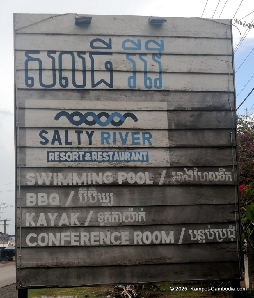 salty river resort in kampot cambodia