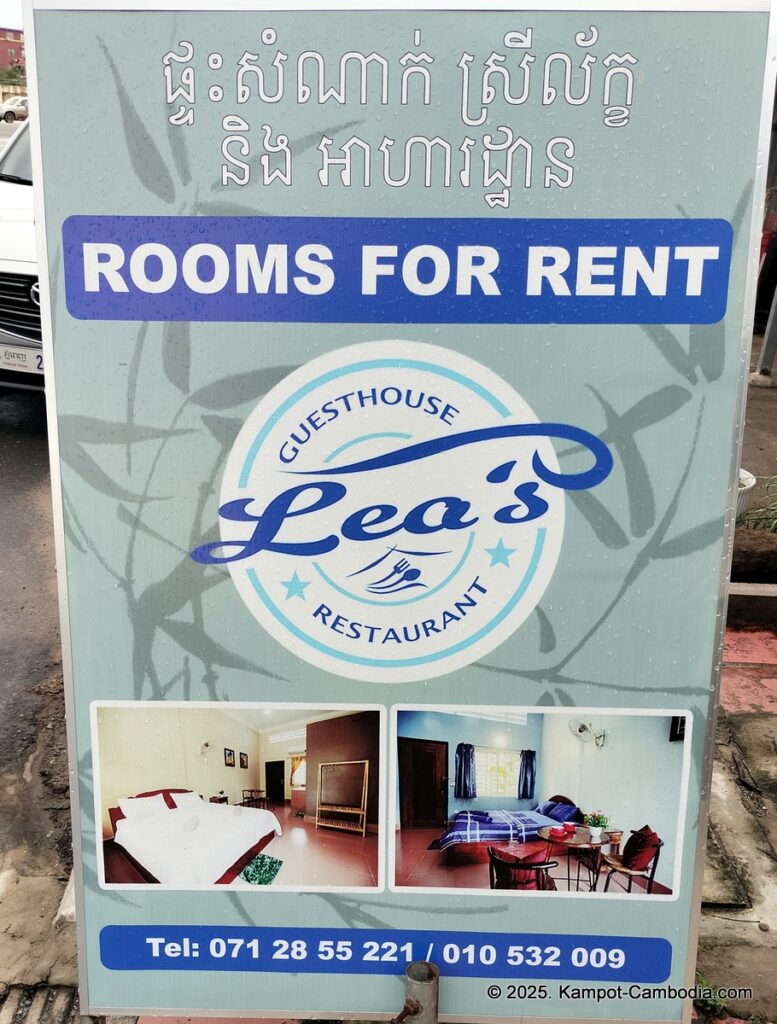 lea's thai restaurant in kampot cambodia