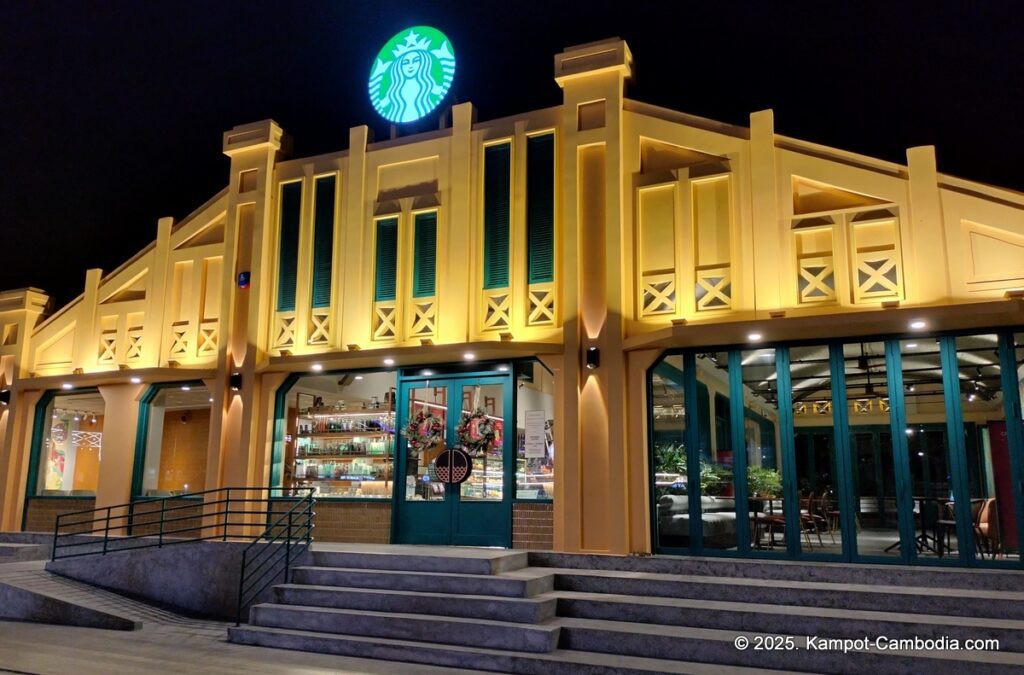 starbucks in kampot cambodia