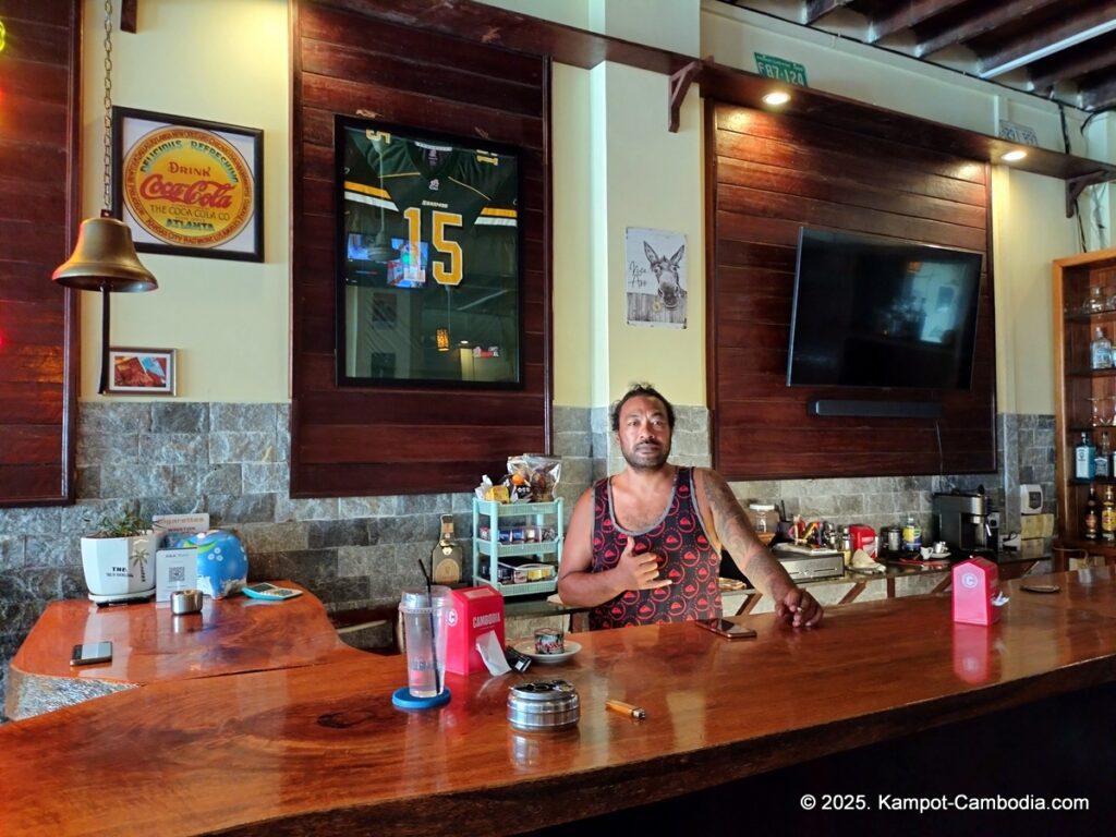 Bird's Nest Restaurant in Kampot, Cambodia