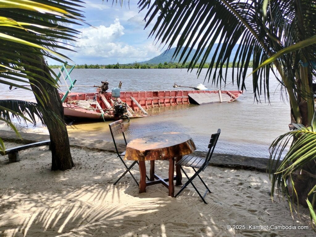 ChongCham lomhae on fish island in kampot cambodia