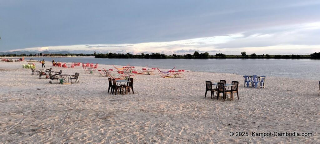 koh smao beach on the kampot river in cambodia