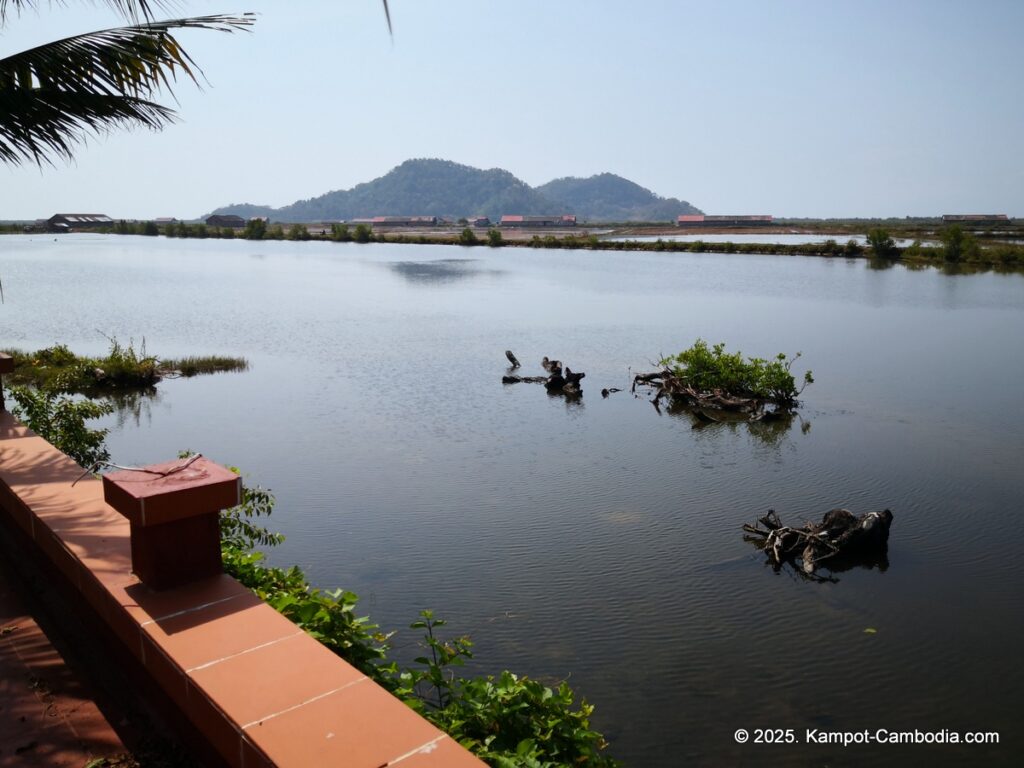 Kampheak Roath Treuy Koh Bungalows in kampot cambodia fish island