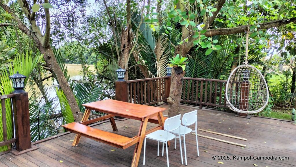 kampot tropical village in cambodia