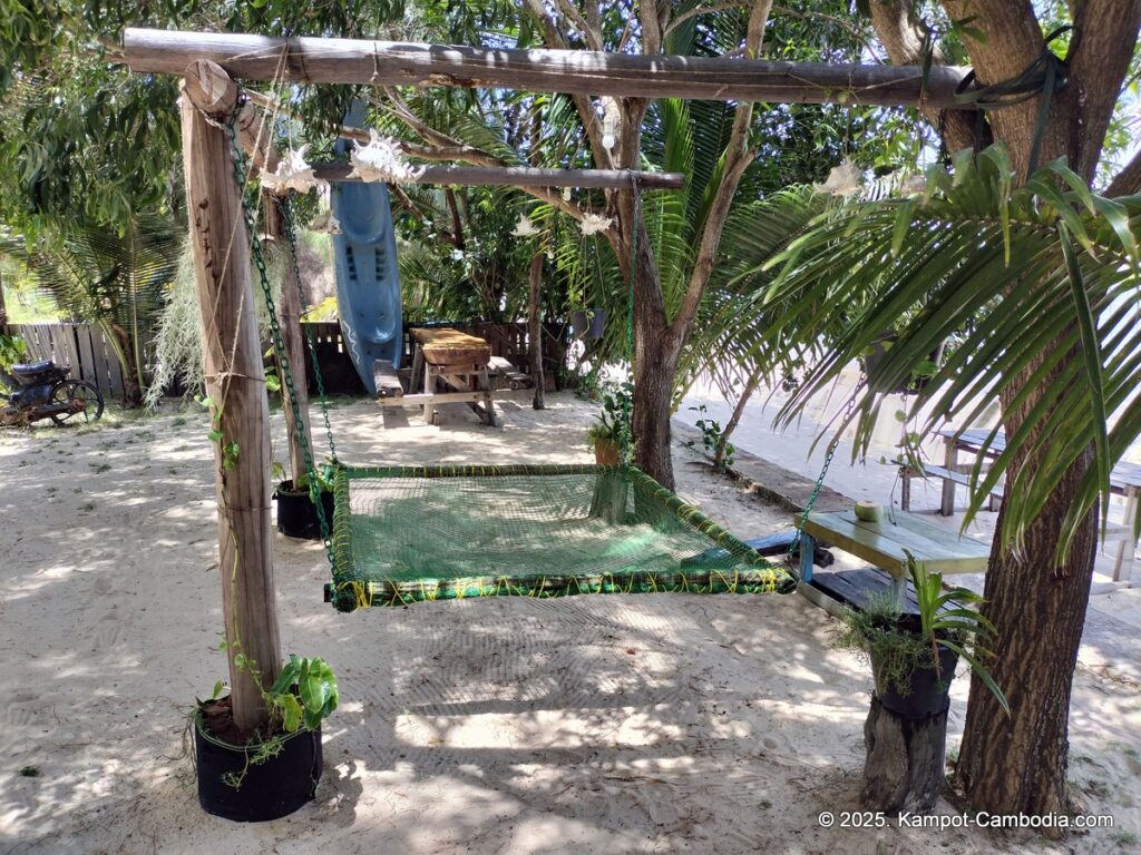 ChongCham lomhae on fish island in kampot cambodia