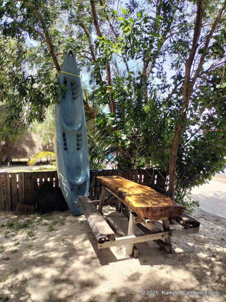 ChongCham lomhae on fish island in kampot cambodia