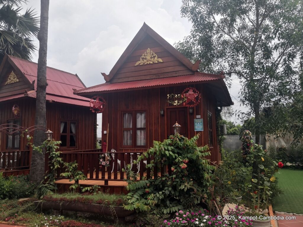 Mlup tnout dorng prek resort in Kampot, Cambodia