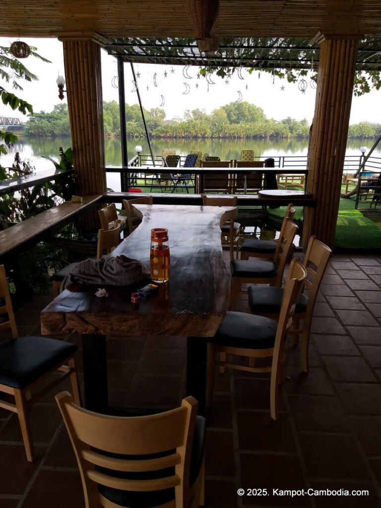 railway bridge bungalows in kampot cambodia