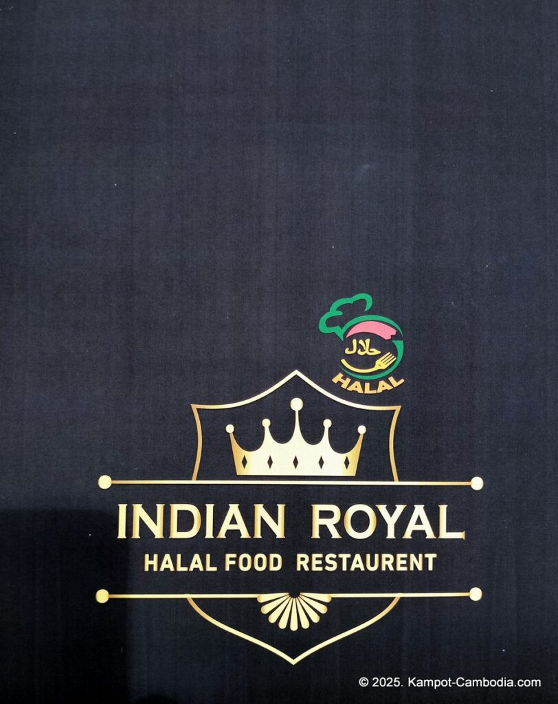 Indian Royal Halal Restaurant in Kampot cambodia