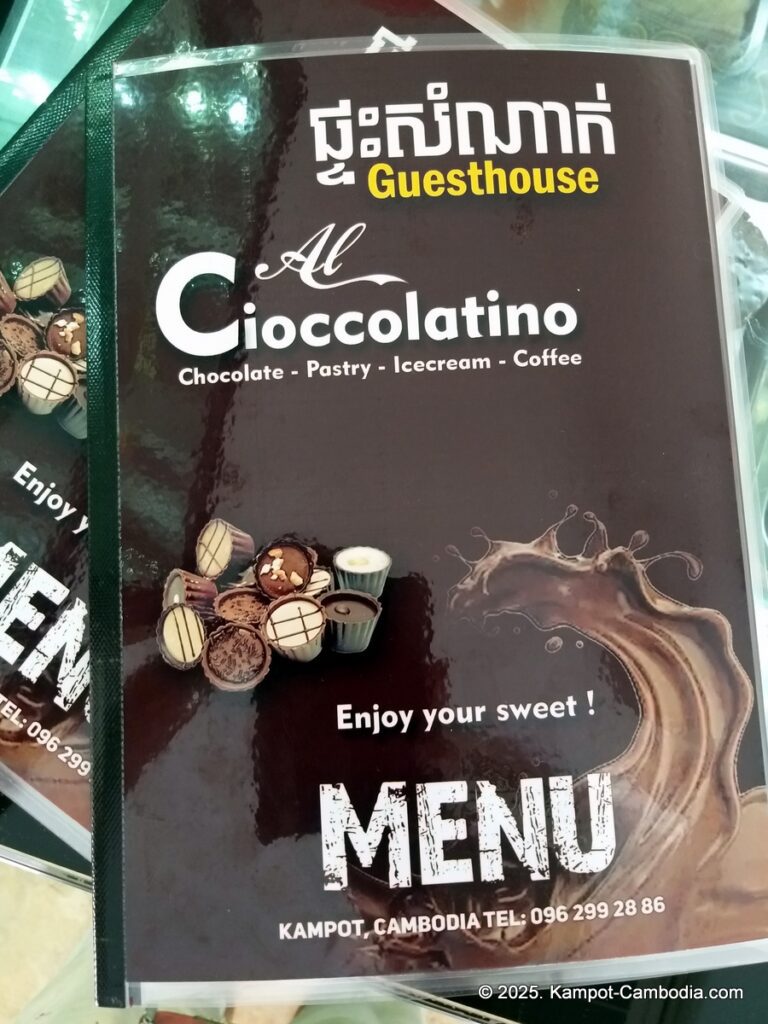 al cioccoloatino italian wood fired pizza and chocolate in kampot cambodia