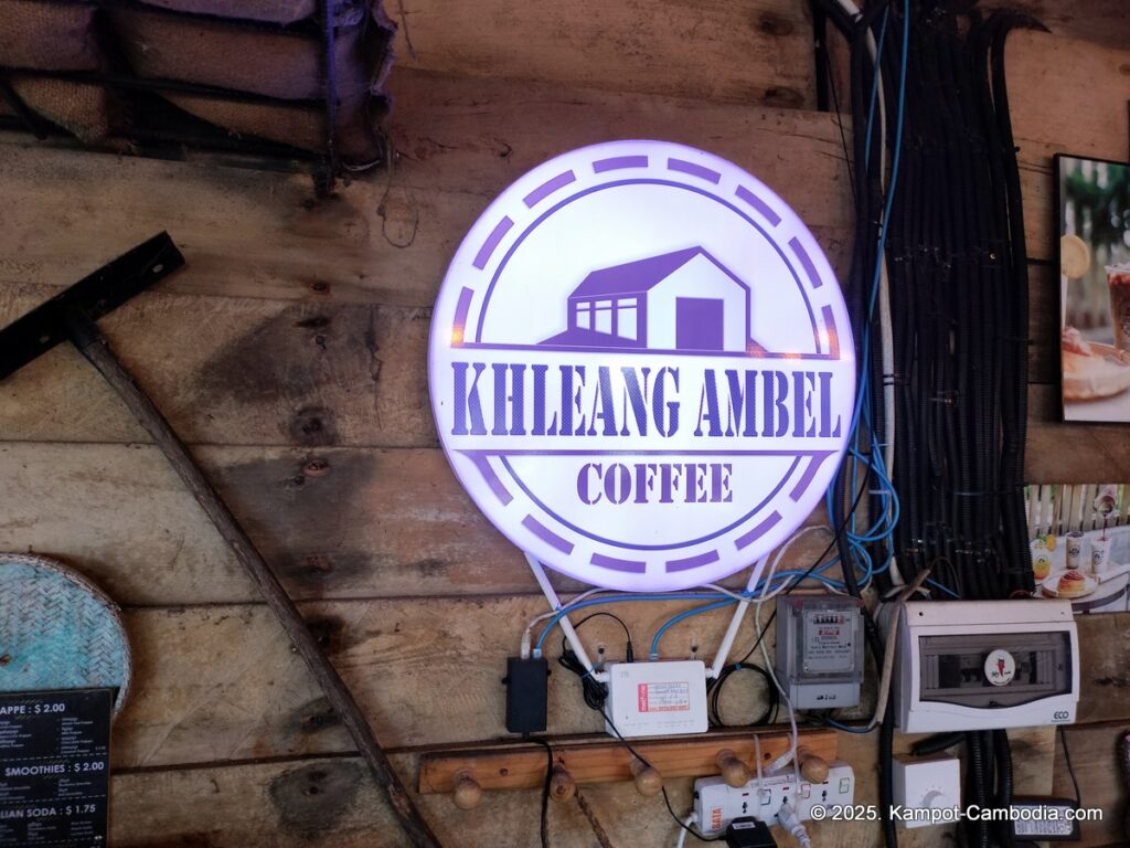 khleang ambel coffee in kampot cambodia