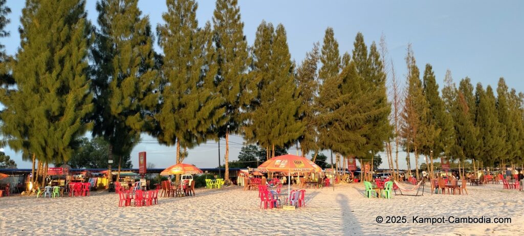 koh smao beach on the kampot river in cambodia