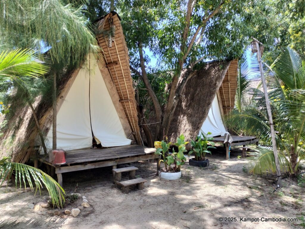 ChongCham lomhae on fish island in kampot cambodia