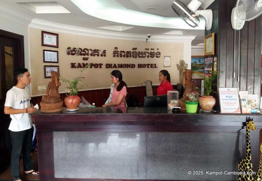 kampot diamond hotel in cambodia