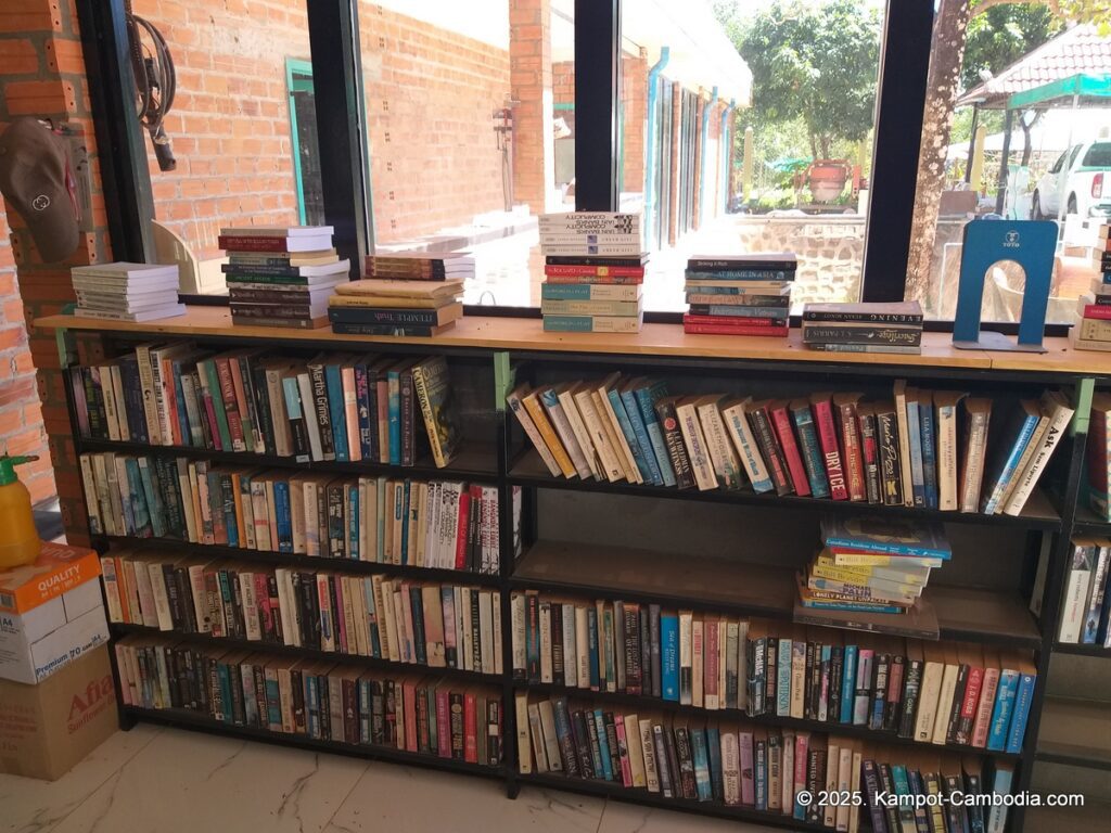 bohr's books and coffee in kampot cambodia