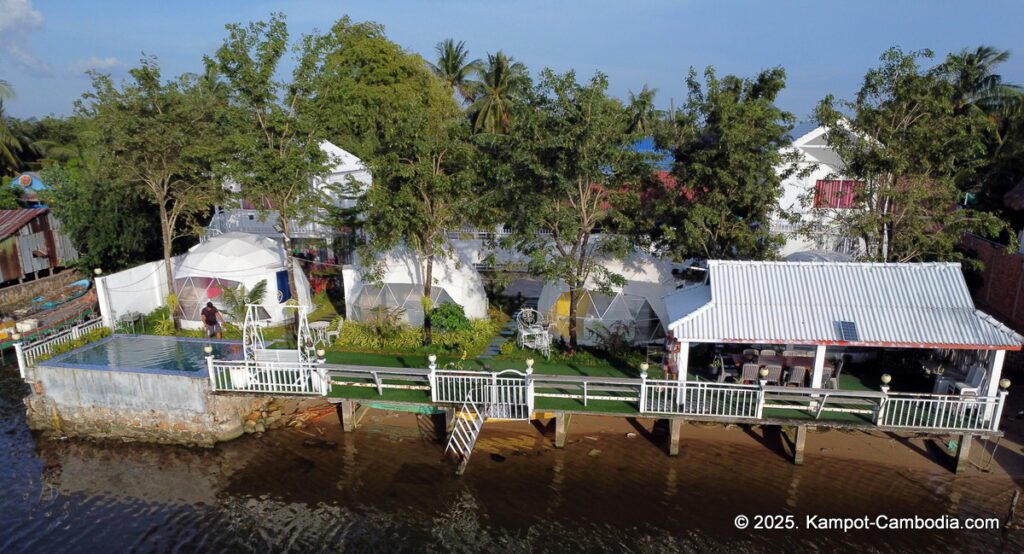 Kevin and Henry, fish island, kampot cambodia