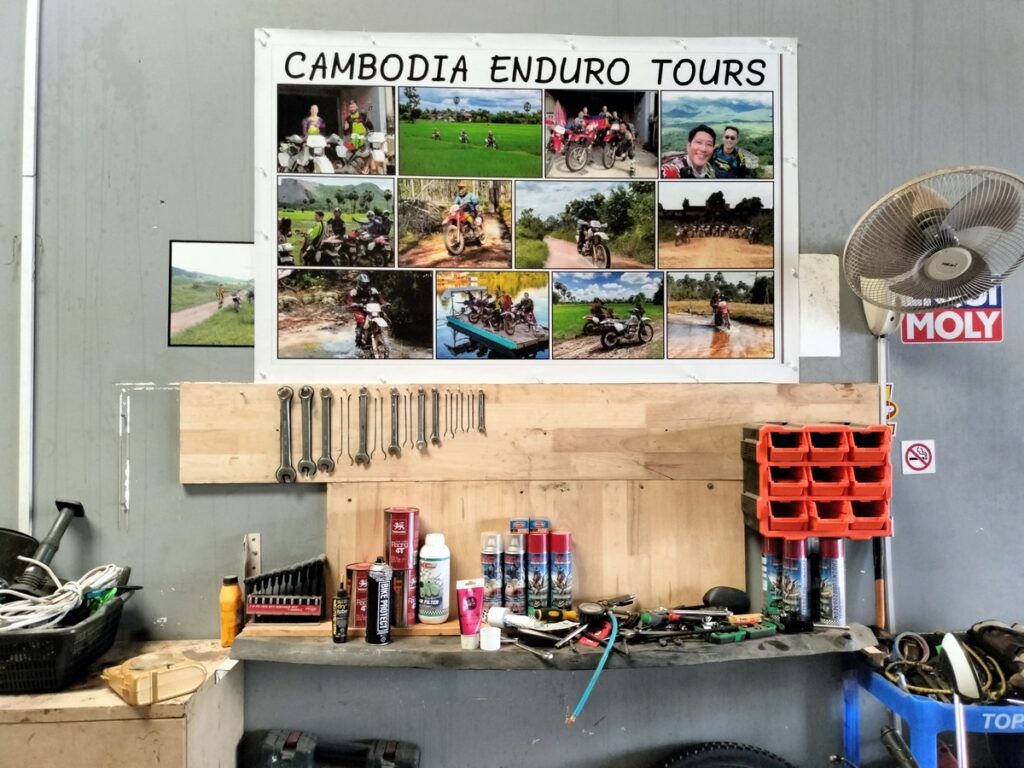 kampot dirt bike shop in cambodia