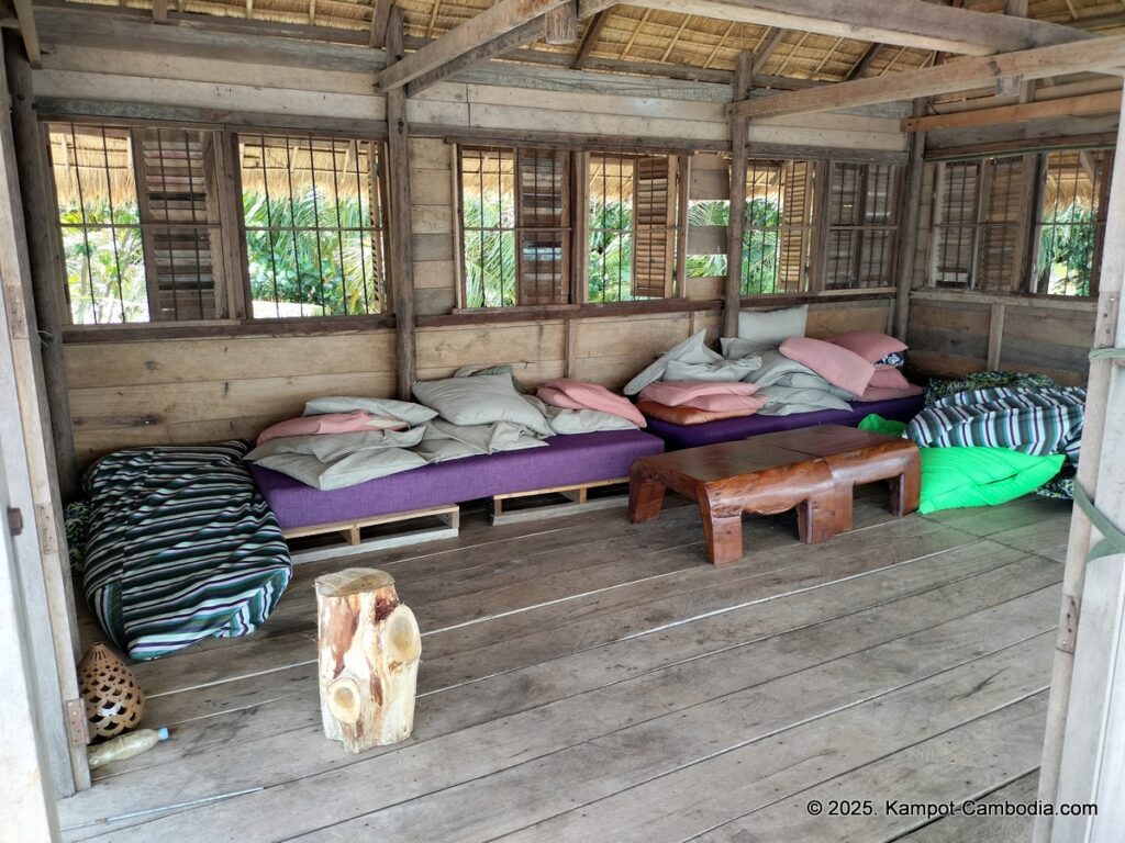 ChongCham lomhae on fish island in kampot cambodia