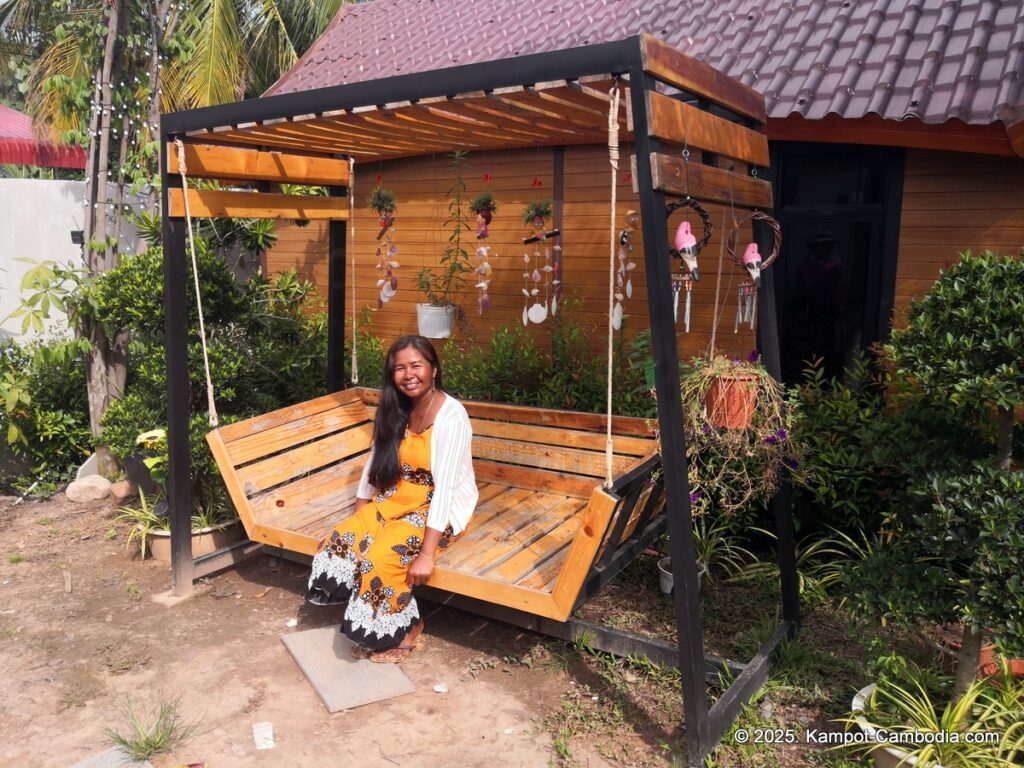 lomhai kampot on fish island in cambodia