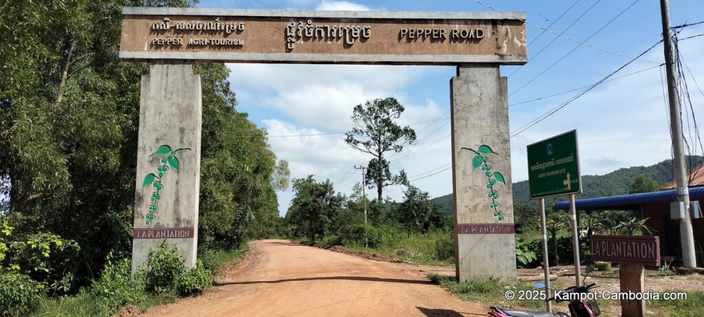 La Plantation Kampot Pepper farm in kampot cambodia