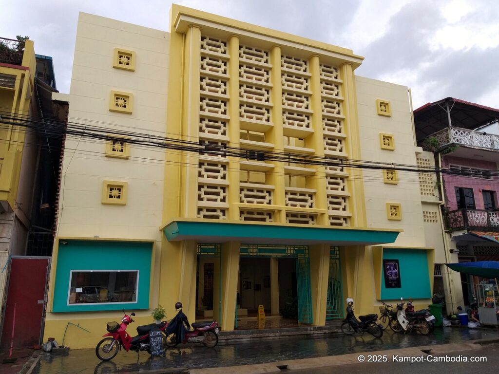 hotel old cinema in kampot cambodia