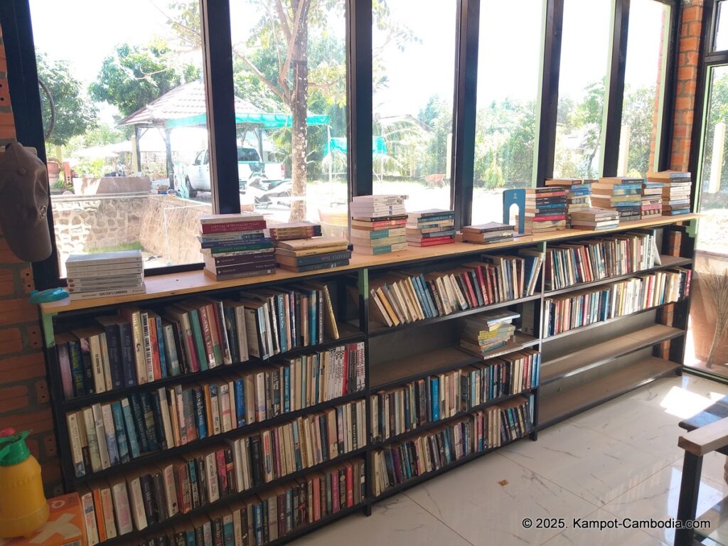 bohr's books and coffee in kampot cambodia