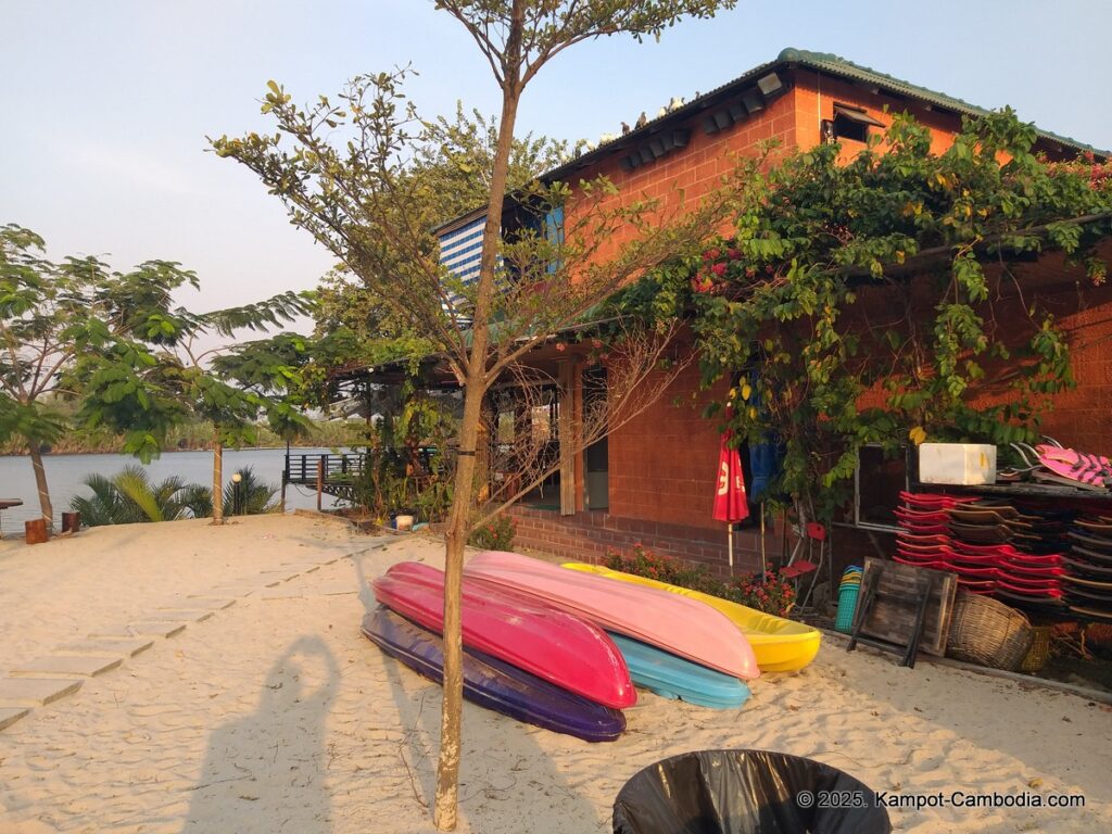 railway bridge bungalows in kampot cambodia