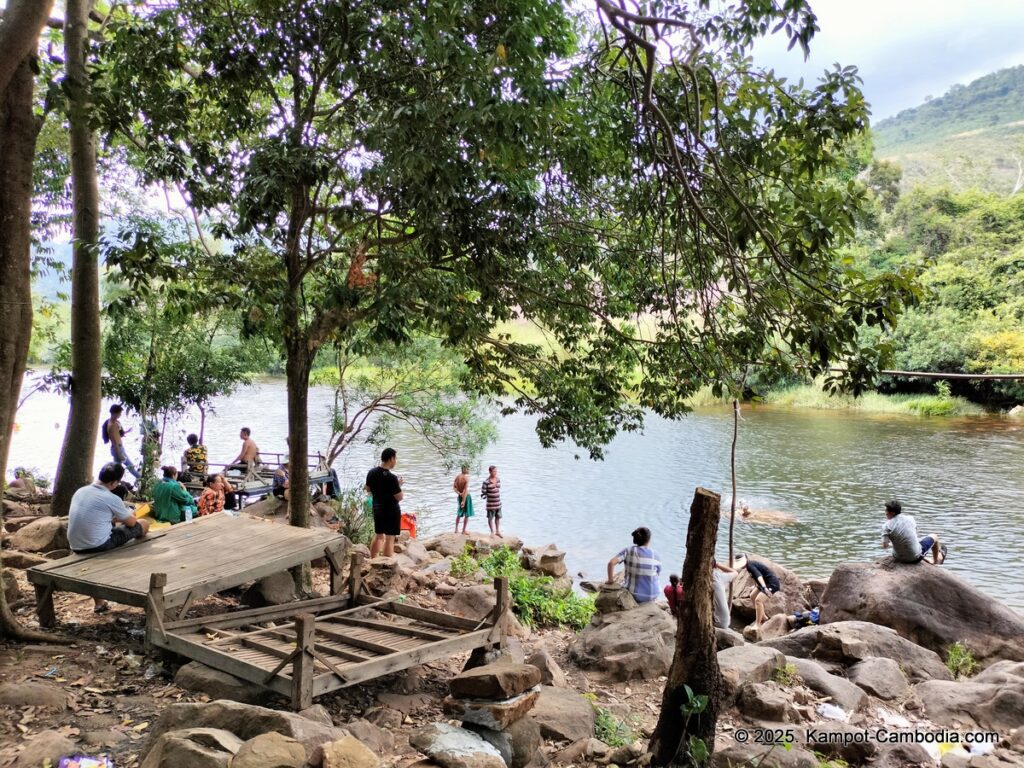 Tada Waterfall Koh Tada and Teuk chhou waterfall in kampot cambodia