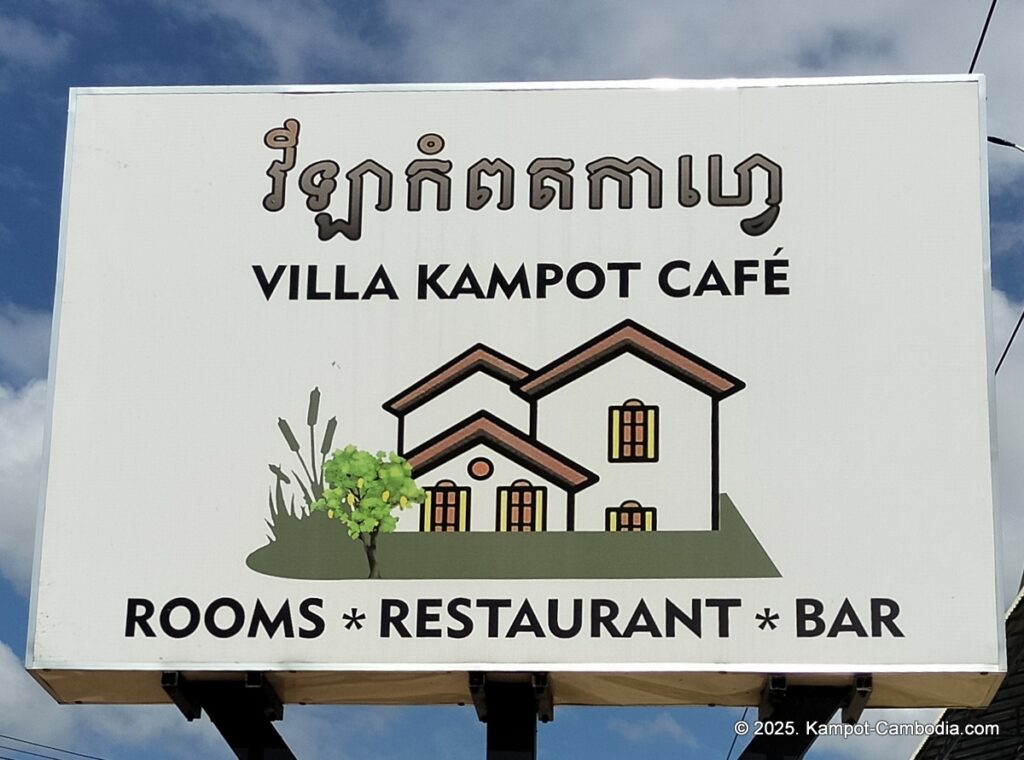 villa kampot cafe in kampot cambodia