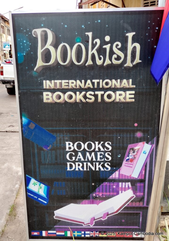 bookish book store kampot cambodia