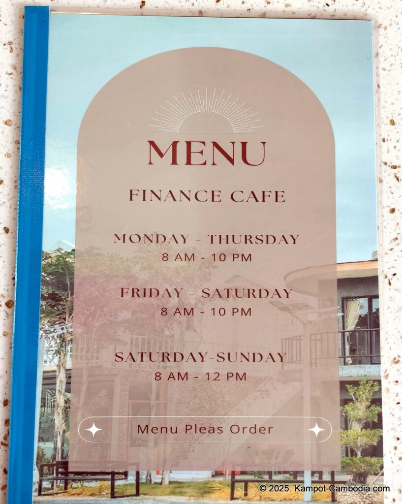 finance resort and cafe in kampot cambodia