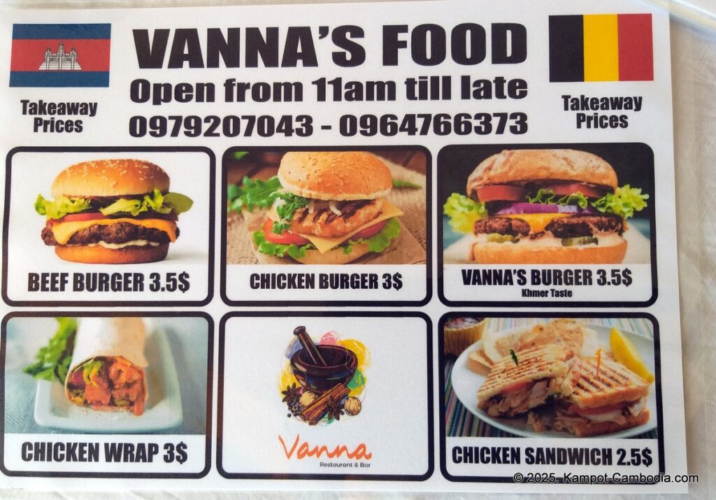 vanna restaurant in kampot cambodia