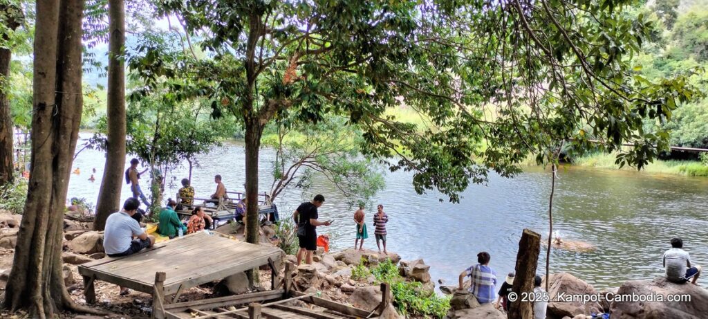 Tada Waterfall Koh Tada and Teuk chhou waterfall in kampot cambodia