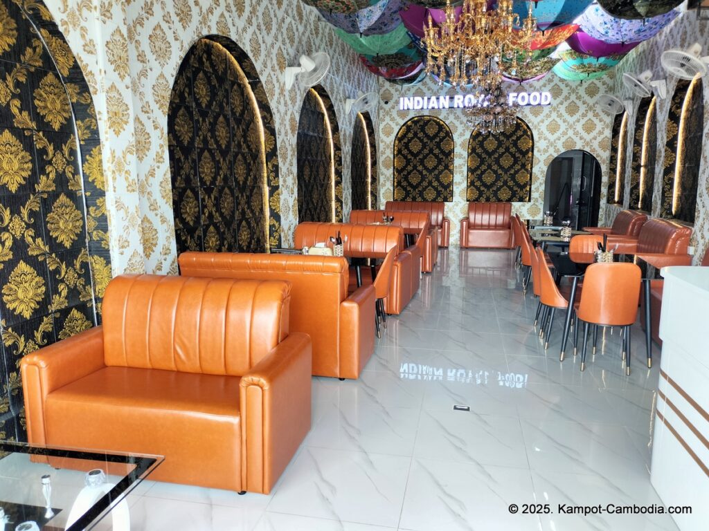 Indian Royal Halal Restaurant in Kampot cambodia