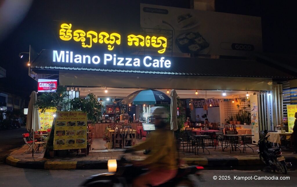 Milano Pizza in Kampot, Cambodia