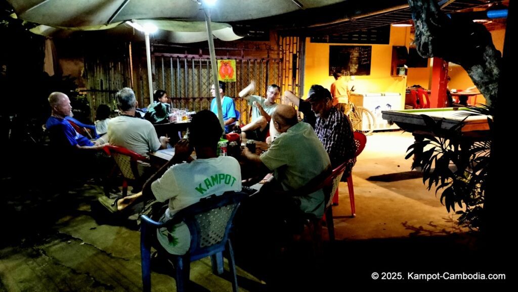 rusty 2 sports bar in kampot cambodia restaurant